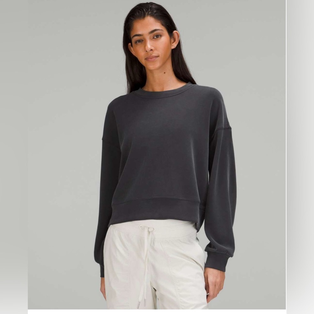 Lululemon Softstreme Perfectly Oversized Cropped Crew Sweatshirt